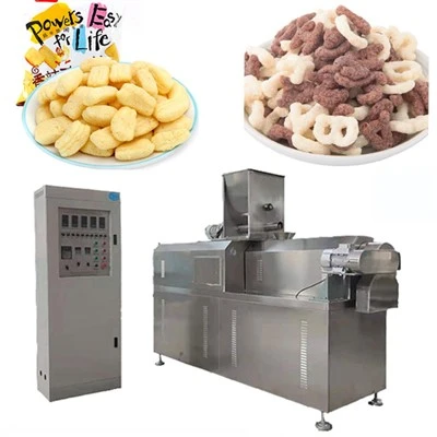 Snack élelmiszer gépek extruder